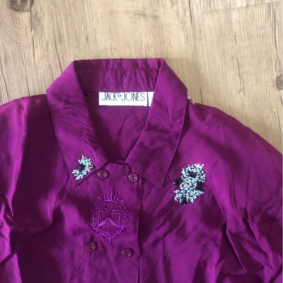 ✨2/10$ Vintage beaded shirt - Medium/Large - Picture 2 of 6